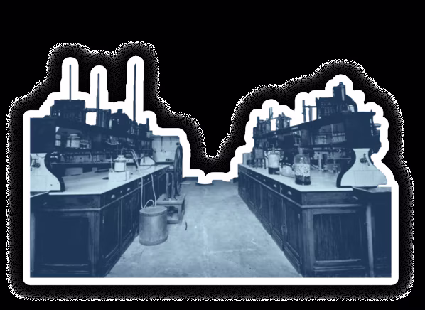Illustration d’une salle de TP de l’Institut de chimie